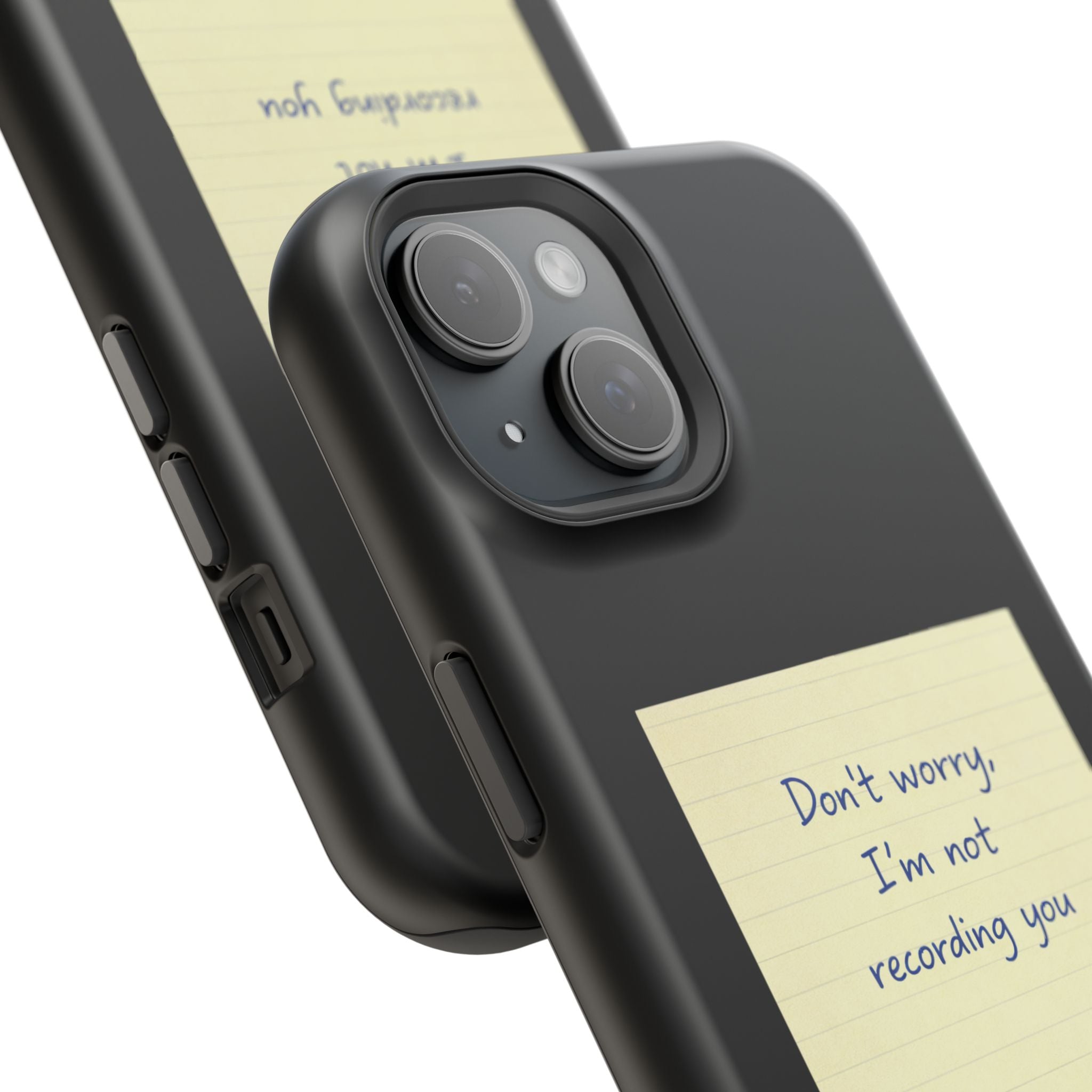 Don’t Worry I’m Not Recording You Sticky Note Magnetic Impact-Resistant Cases