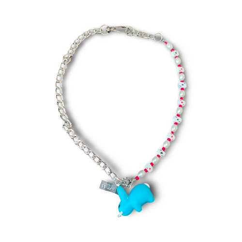 1 of 1 🐰 Blue Bunny Ace Chain Necklace